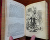Collected Works lovely red leather 6 vol. set 1880 Ainsworth illustrated