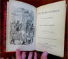 Collected Works lovely red leather 6 vol. set 1880 Ainsworth illustrated