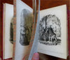 Collected Works lovely red leather 6 vol. set 1880 Ainsworth illustrated