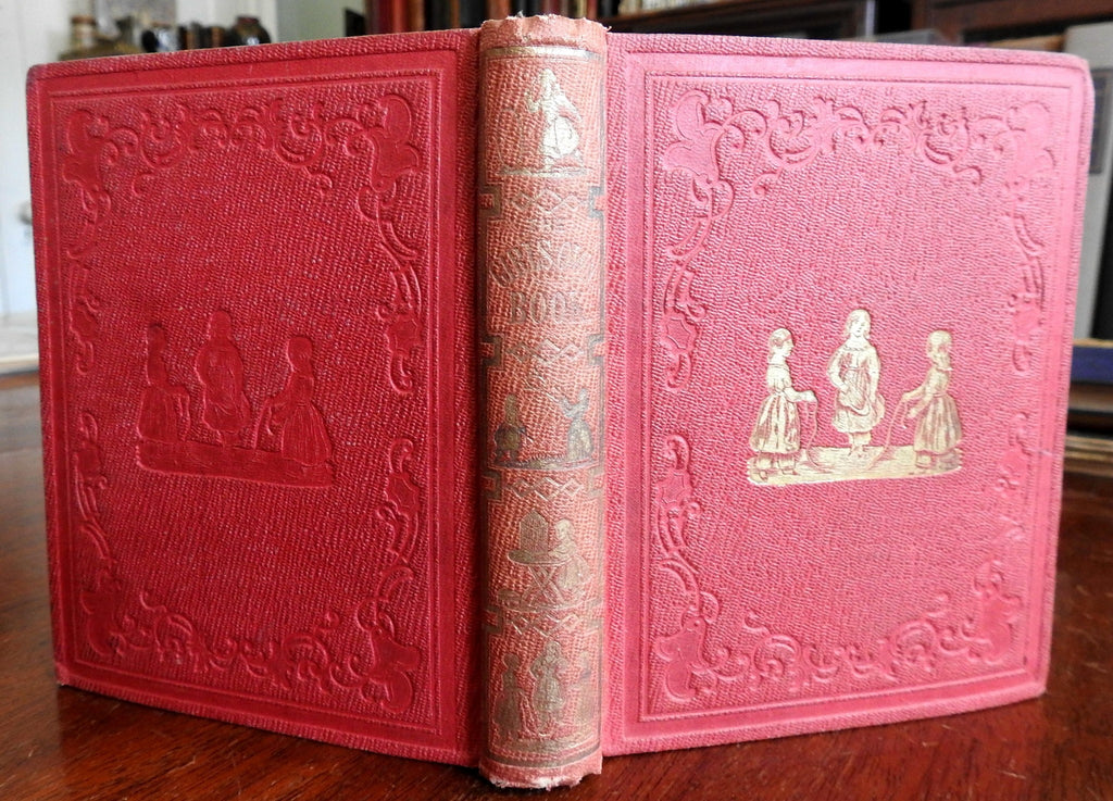 Girl's Own Book c.1850's L. Maria Child illustrated children's book games crafts