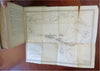 Texas America & the West Indies 1845 Long w/ 2 folding maps rare book