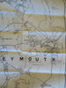 Weymouth Massachusetts 1910 detailed folding pocket city plan
