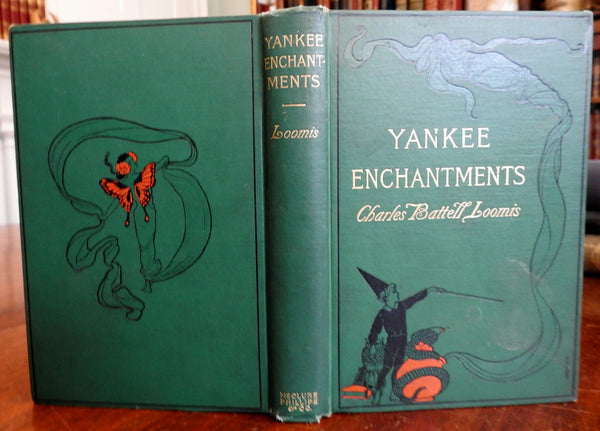 Yankee Enchantments 1900 Loomis author inscribed & Cory art nouveau illustration