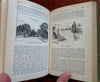 Boston Mass. Walking & Hiking Tour Book 1898 AMC travel guide large folding map