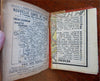 Paris City Plan 1923 Cartes Taride detailed tourist pocket street guide book