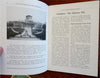 Air Travel Vintage Ads 1930's Lot x 2 pamphlets w/ cartoon pictorial map & book