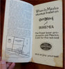 Mexico by Motor c. 1940's AAA illustrated tourist guidebook w/ folding map