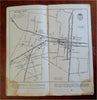 Mexico by Motor c. 1940's AAA illustrated tourist guidebook w/ folding map