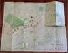 Hotel Rexford Boston Mass. Souvenir Pocket Map 1899 tourist city plan subway