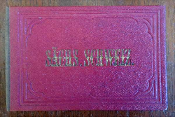 Sachs Schweiz Germany c. 1880's pictorial tourist souvenir album palace views