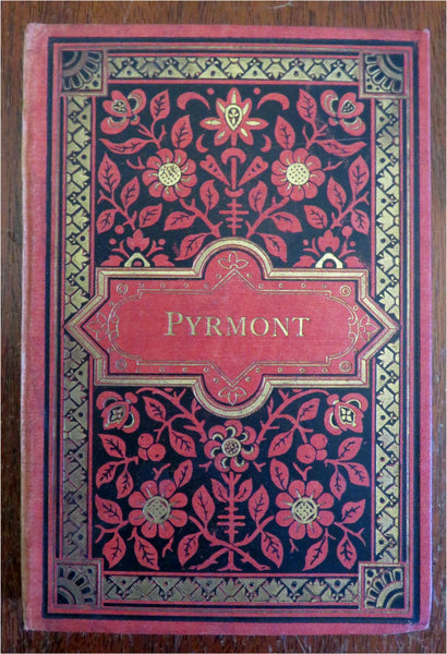 Pyrmont Germany c. 1880's pictorial tourist souvenir album street scenes