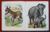 Feet & Wings Four Footed Friends 1870's McLoughlin Bros. pictorial juvenile book