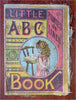 Little ABC Linen Book Children's Reading Primer c. 1890's pictorial fabric book