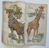 Beasties and Birdies Children's Animal Book c.1915 pictorial fabric cloth pages