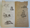 Rambles Kitten Cat Adventures c. 1890's Tuck chromolithographed children's book