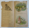 Rambles Kitten Cat Adventures c. 1890's Tuck chromolithographed children's book