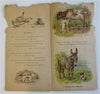 Rambles Kitten Cat Adventures c. 1890's Tuck chromolithographed children's book