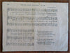 Brooklyn NY Sunday School c. 1840's song book Penny Music Books Christian Songs