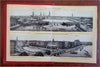 Hamburg Germany c. 1880's pictorial souvenir album street scenes tourism