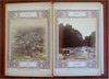 Harz Germany Highlands 1880's albumen photos pictorial souvenir tourist album