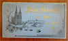 Rhine River Cologne Mainz Germany c. 1880's decorative panoramic map souvenir