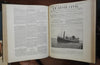 Le Genie Civil 1903 French Civil Engineering Periodical Issues leather book