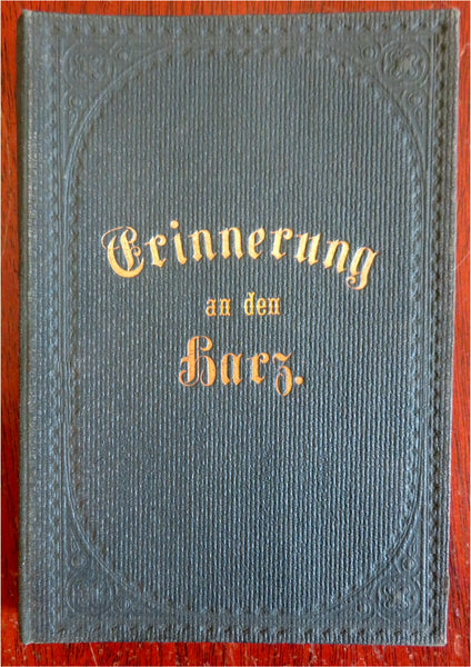 Harz German Highlands Saxony Thuringia c. 1880's pictorial souvenir album