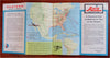 Eastern Air Lines Flight Maps Avis Car Rental 1957 promotional brochure