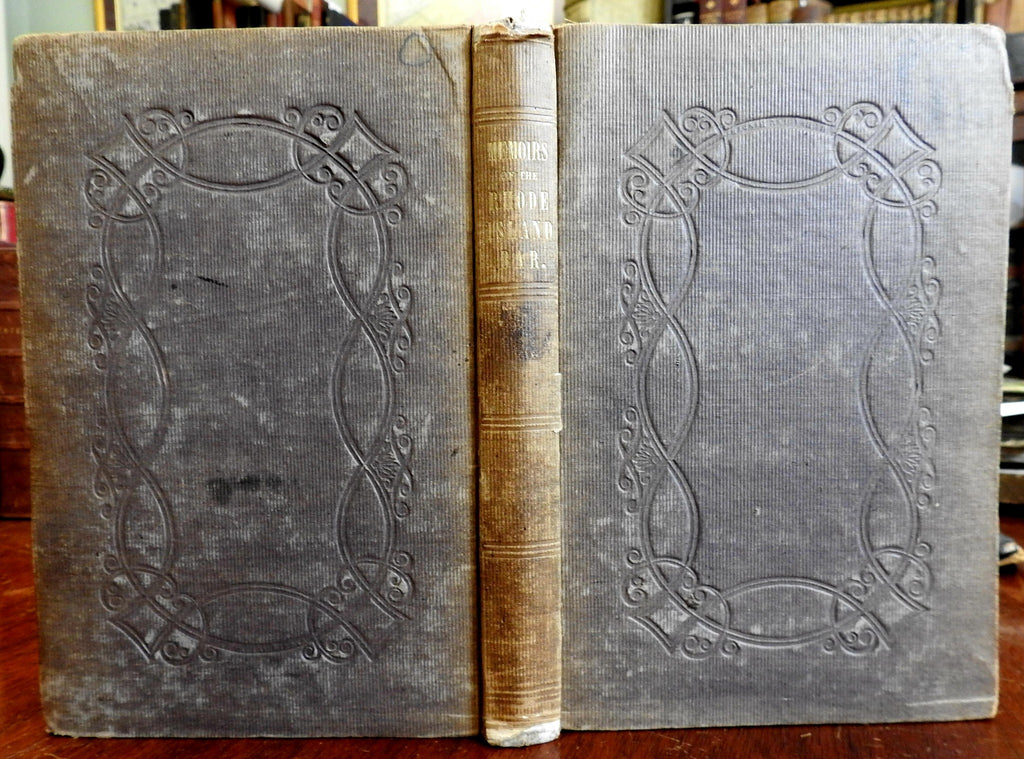 Memoirs of the Rhode Island Bar 1842 Wilkins Updike author inscribed book