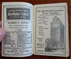 Hartford Connecticut Travel Guide City Directory 1926 pocket book w/ map