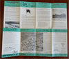 Fairbanks Alaska Lot x 2 Travel Brochures 1953-7 illustrated tourist guides map