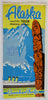 Alaska Yukon Princess Cruises Travel Brochure 1940 large map Canadian Pacific