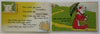5 Little Pigs Children's Nursery Rhyme 1909 color linen fabric juvenile book