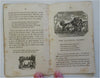 Babcock's Moral Amusing Toy Books 1840s Lot x 2 Gift of Friendship Forget Me Not