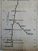 Nevada Victory Highway Route 40 Salt Lake City to Reno c. 1930 road strip map