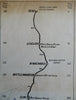 Nevada Victory Highway Route 40 Salt Lake City to Reno c. 1930 road strip map