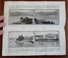 Paris-Lyon-Mediterranean Railway c.1910 illustrated travel brochure w/ map