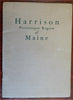 Harrison Maine Picturesque Region Summer Camps 1910 illustrated souvenir advert