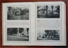 Harrison Maine Picturesque Region Summer Camps 1910 illustrated souvenir advert