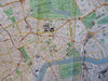 Central London c. 1937 Large Folding Map Tourism Travel