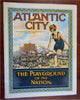 Atlantic City New Jersey Beach fun Playground c. 1915 pictorial souvenir booklet