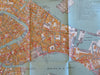 Venice Italy Detailed City Plan Venetian Arsenal Piazza San Marco 1907 large map