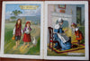 Goody Two-Shoes Children's Moral Story 1883 McLoughlin color litho linen book