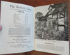 British Isles Tourist Map Information Sightseeing Info 1949 illustrated booklet