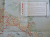 Venice Detailed City Plan Jeserum Lace School & Museum 1950's tourist brochure