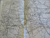 Brussels Belgium environs Tourist Guide c. 1890's illustrated book w/ map