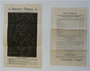 Blackboard Map Stencils & Picture Cards 1890's Lot x 2 Advertising Leaflets