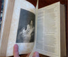 Lord Byron complete Works 1856 large decorative illustrated fine leather book