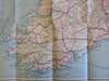 Ireland Tourist promo guide w/ map c. 1930's illustrated vintage brochure