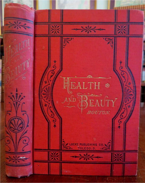 Health & Beauty Women's life Advice female Book 1884 Bouton inscribed rare book